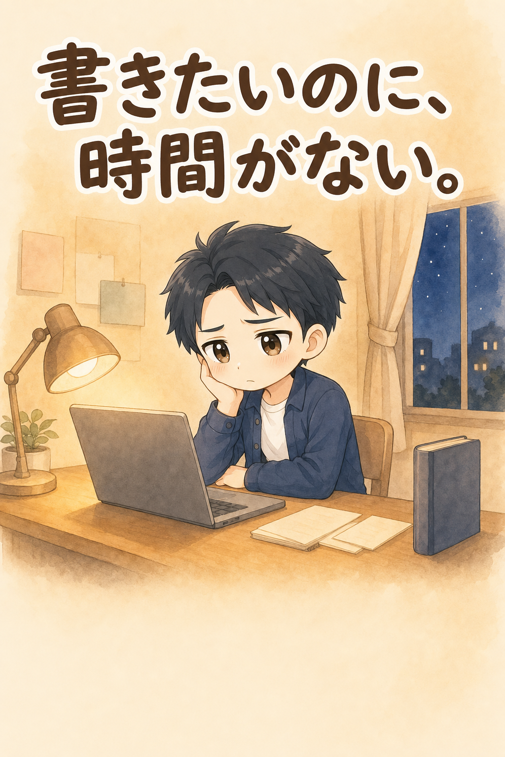 書きたいのに、時間がない。